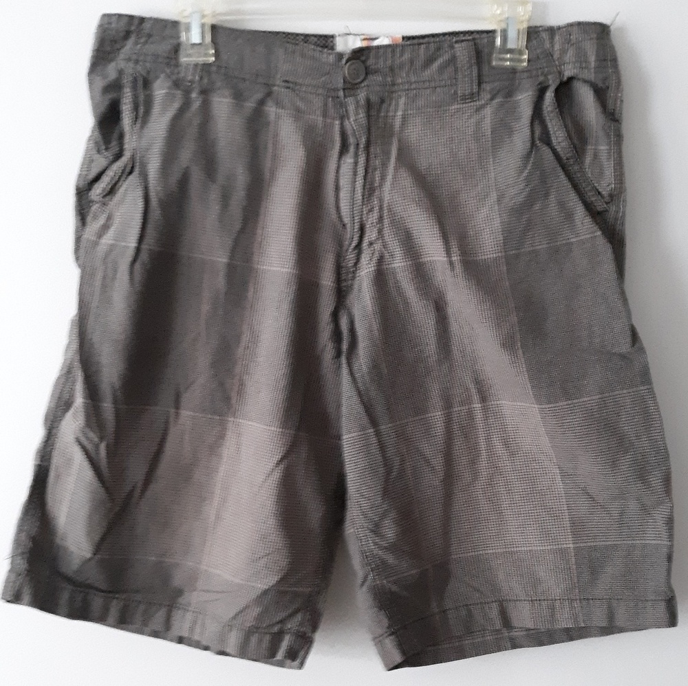 Checkered Gray Jop mens Size 34 Shorts
